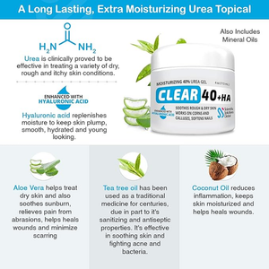 Clear 40% Urea Gel with Hyaluronic Acid for Rough & Dry Skin