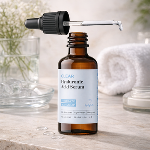 Clear Hyaluronic Acid Serum – Hydrate & Plump