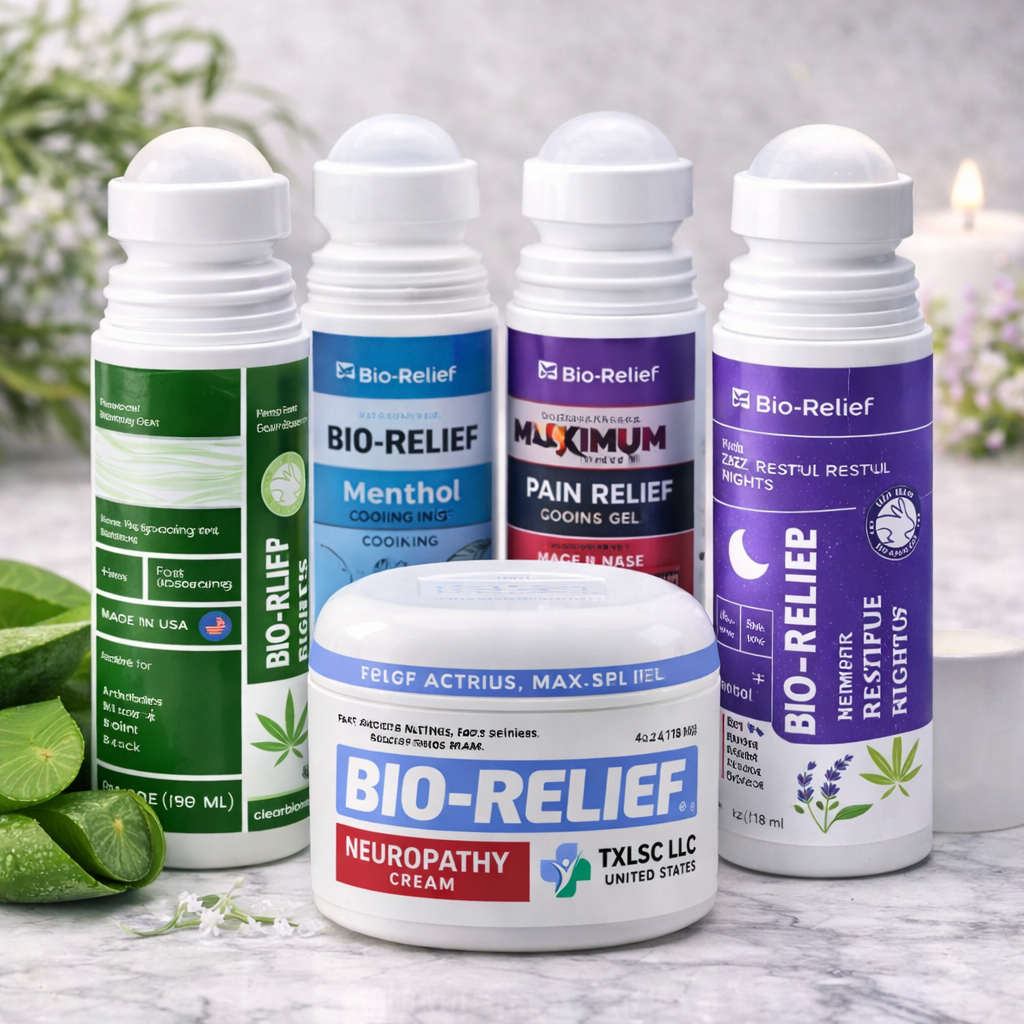 Pain relief care products for joint pain, muscle aches, and daily comfort