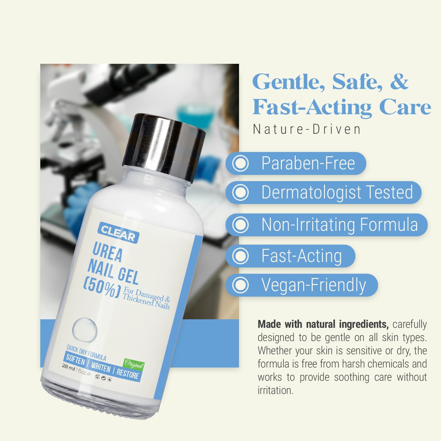 Urea 50% Nail Gel