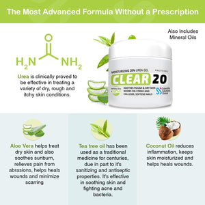 CLEAR 20, 20% Urea Gel, 4 oz