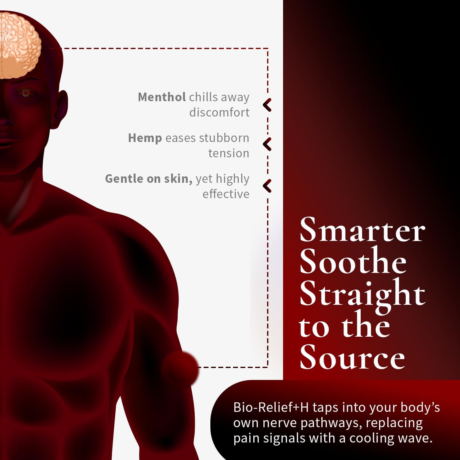 BIO-RELIEF +CH Cooling Heat Pain Relief Roll On