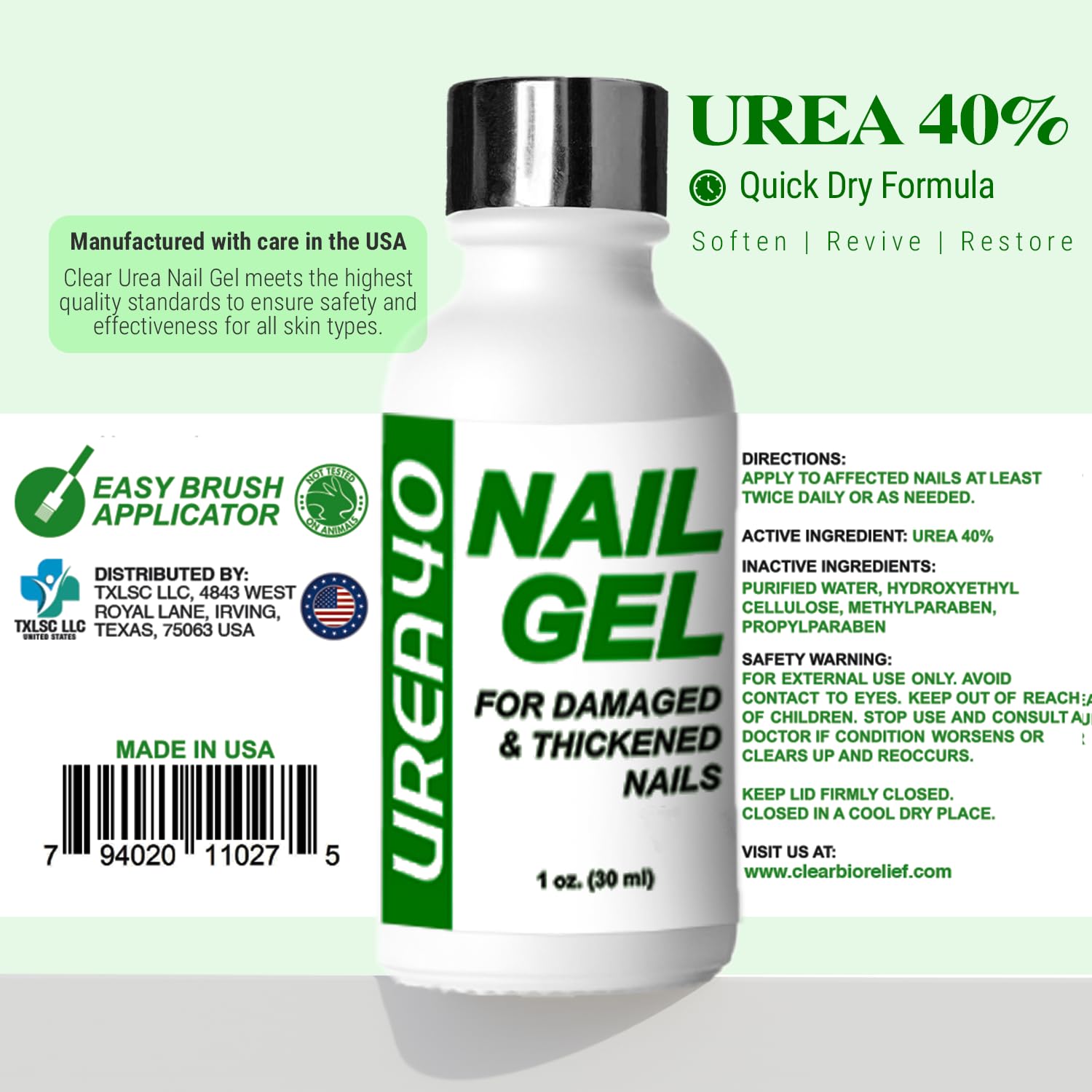 Urea 50% Nail Gel
