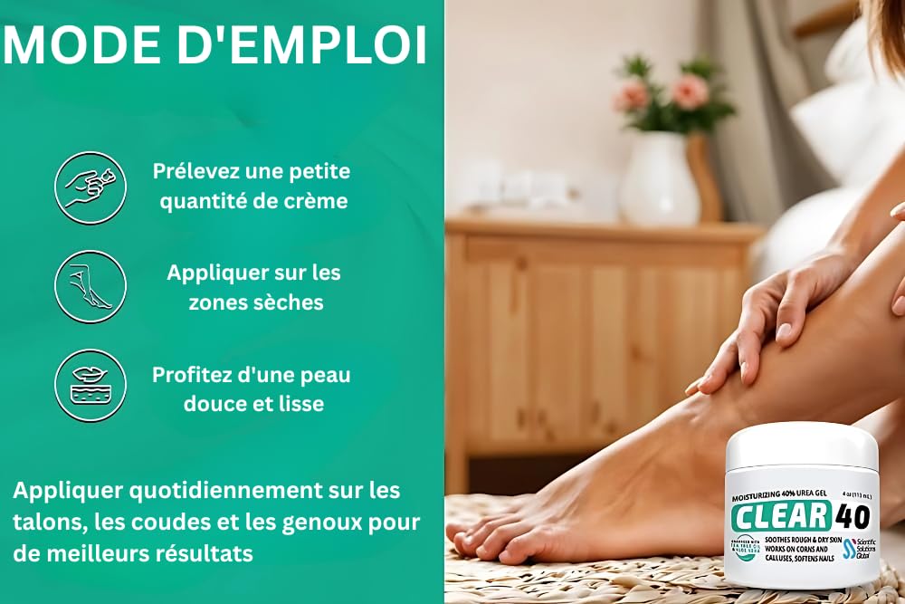 Clear 40, 40% Urea Gel (8 oz)
