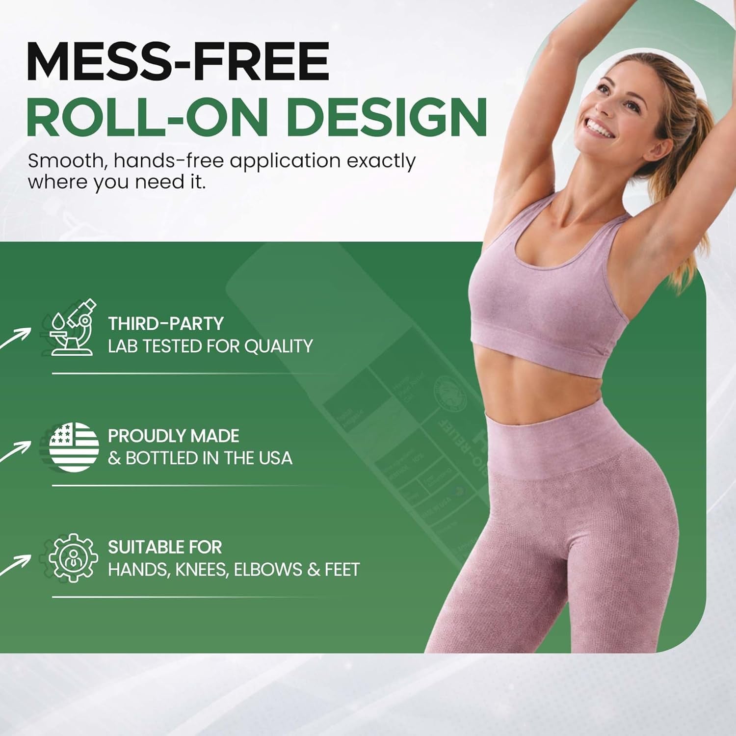Bio-Relief +H Hemp Pain Relief Roll On