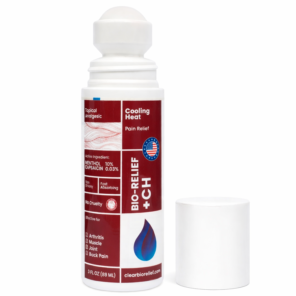 BIO-RELIEF +CH Cooling Heat Pain Relief Roll On – SkinEve