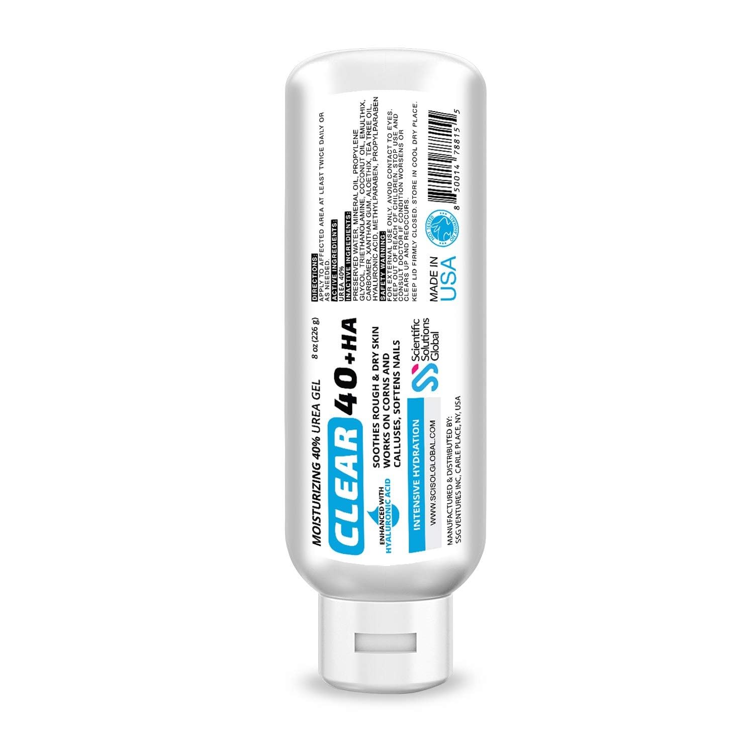 Tube of Clear 40+ HA gel 