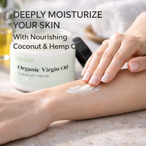 Clear Organic Virgin Oil – Coconut & Hemp